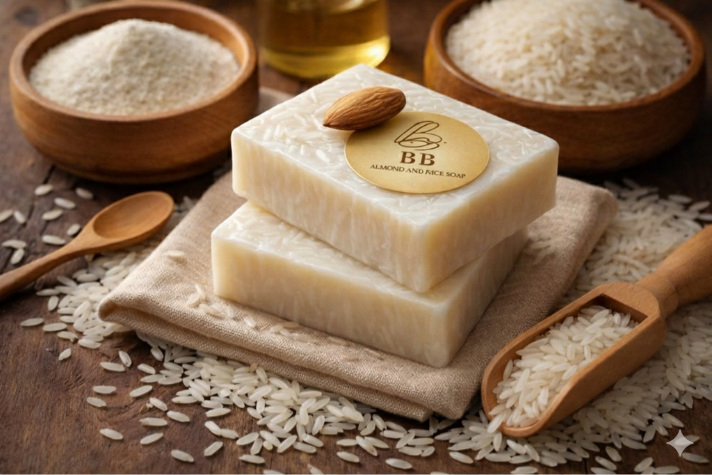 BB Almond and Rice soap{OUT OF STOCK}